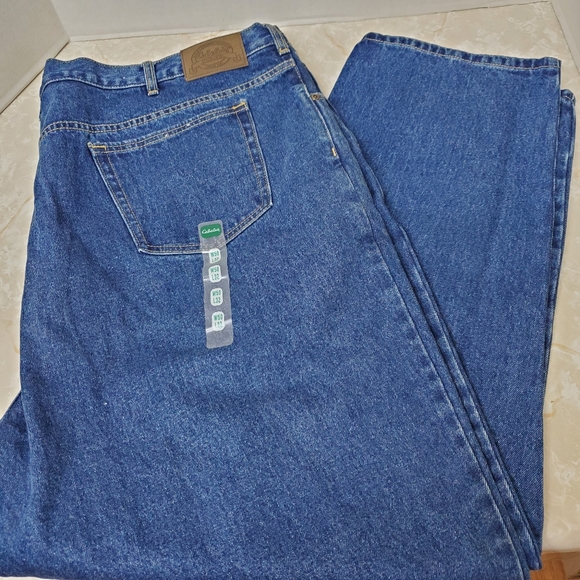 Cabela's Mens Denim Blue Jeans 50x32 New - Picture 1 of 10